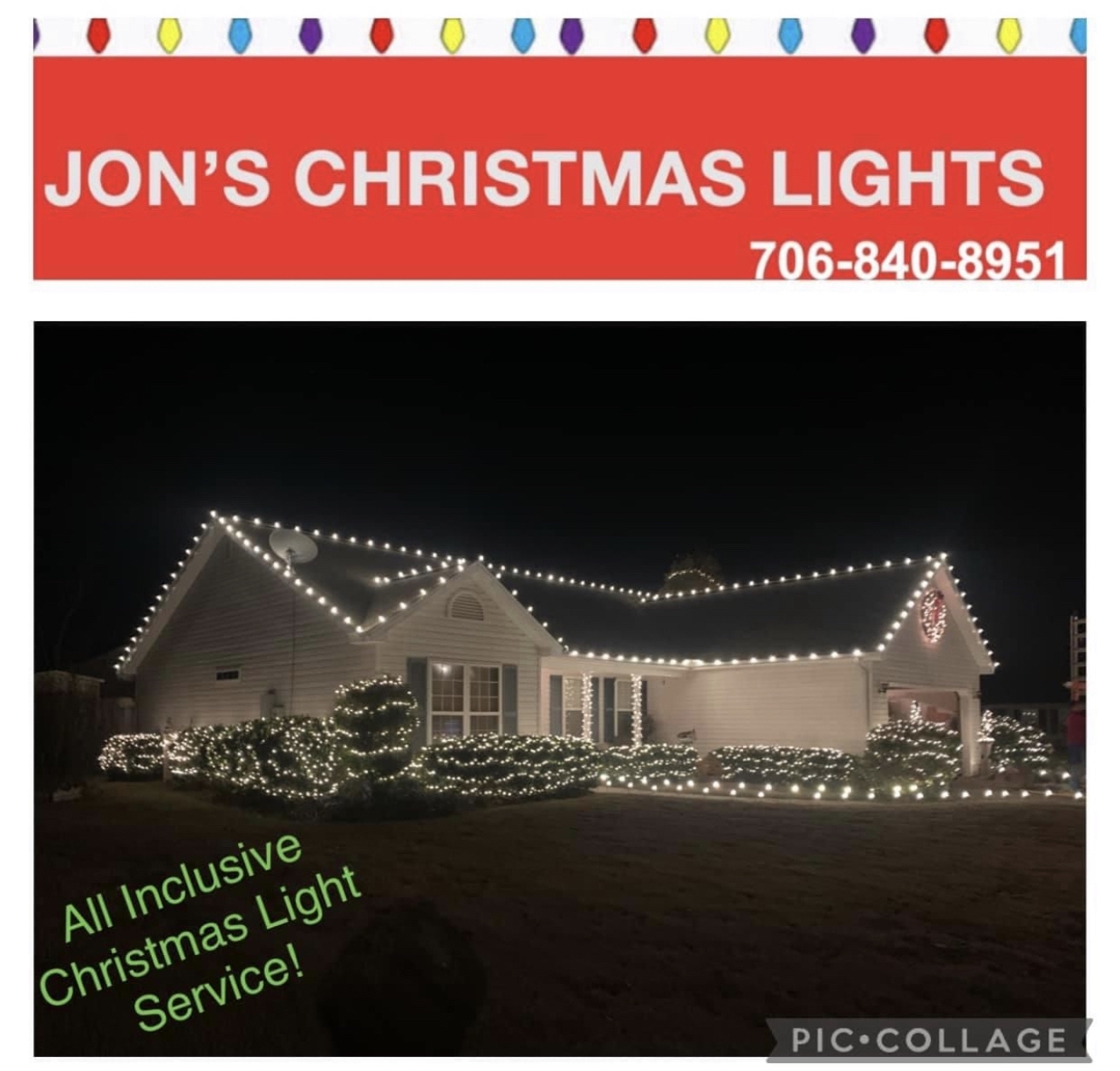 Custom Holiday Lighting Installation in Augusta, GA